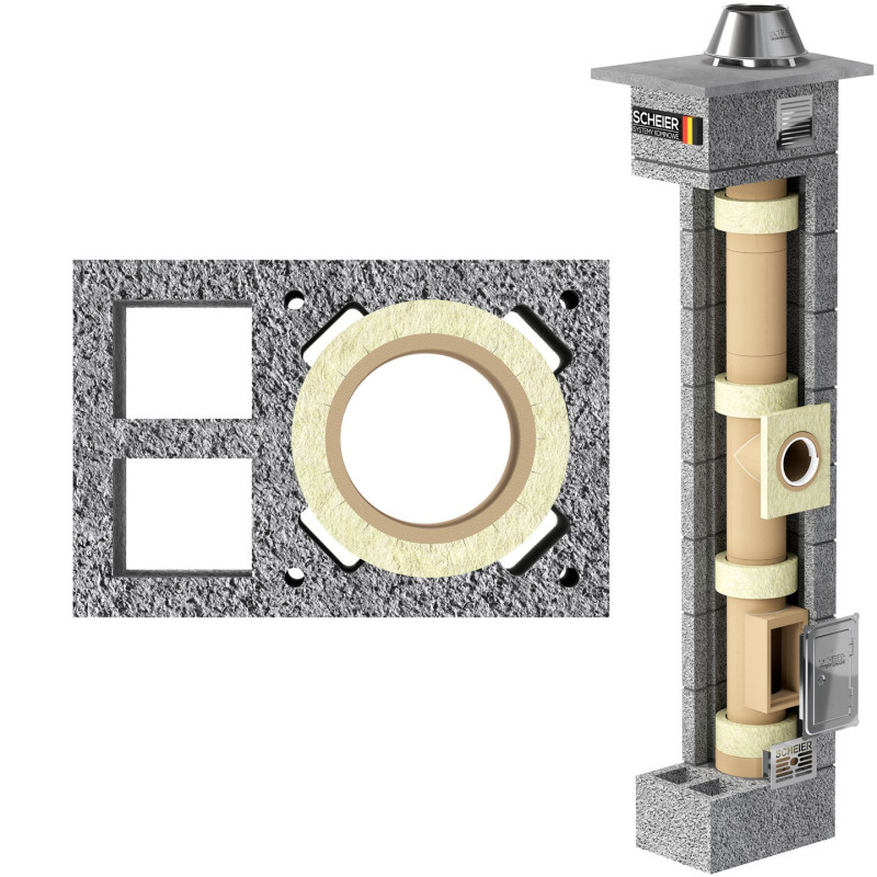 Komin ceramiczny Scheier Standard KW2 fi 200 14,5m