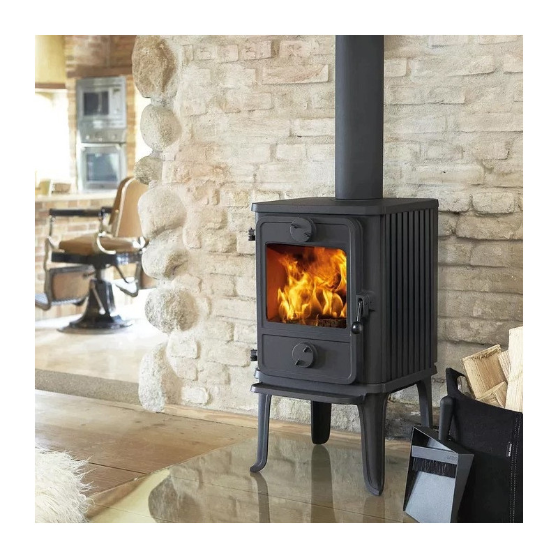 Piec wolnostojący żeliwny MORSO 1010 na nogach 4,9kW