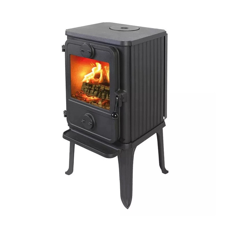 Piec wolnostojący żeliwny MORSO 1010 na nogach 4,9kW