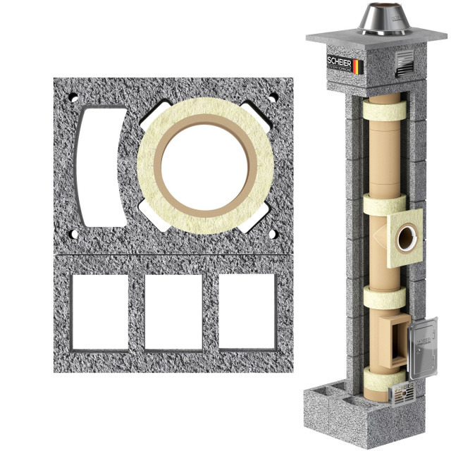 Scheier Standard KW+W3 Ø160 9,5 m