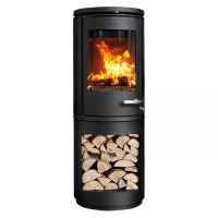 Piec wolnostojący żeliwny MORSO 7893 z wysokim pojemnikiem na drewno 7,3kW
