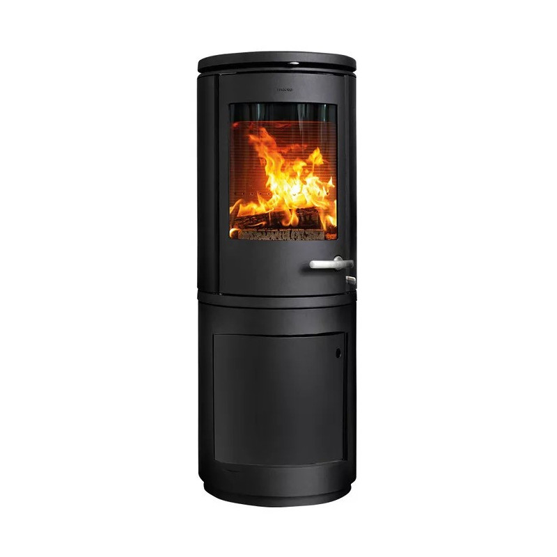 Piec wolnostojący żeliwny MORSO 7893 z wysokim pojemnikiem na drewno 7,3kW