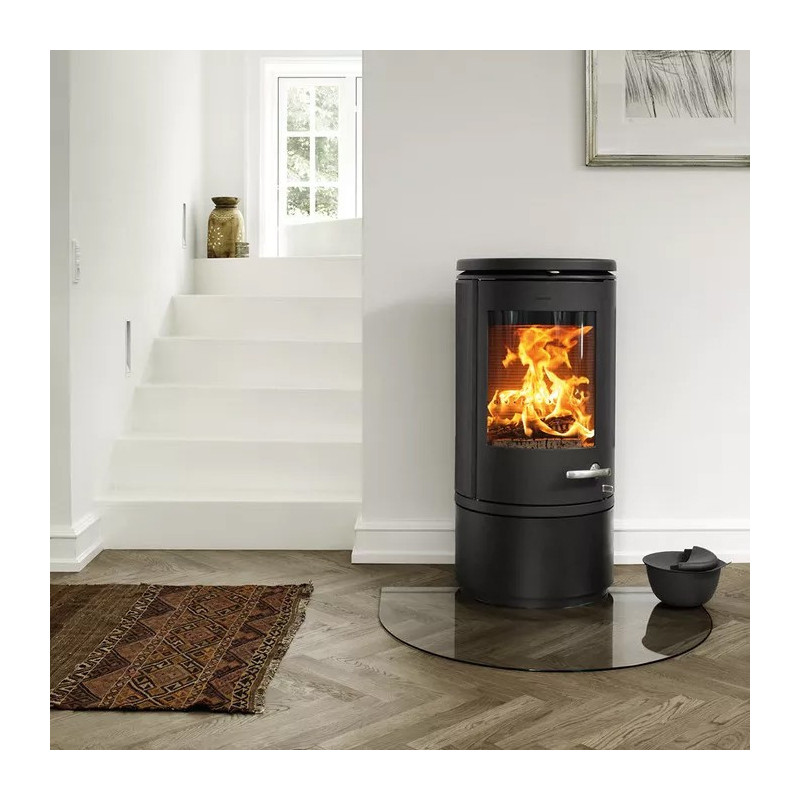 Piec wolnostojący żeliwny MORSO 7840 na niskiej podstawie 7,3kW
