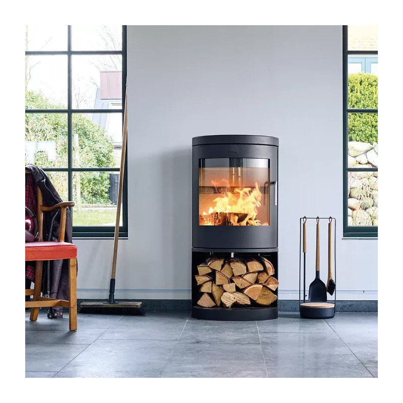 Piec wolnostojący żeliwny MORSO 8643 z miejscem na drewno 8,9kW
