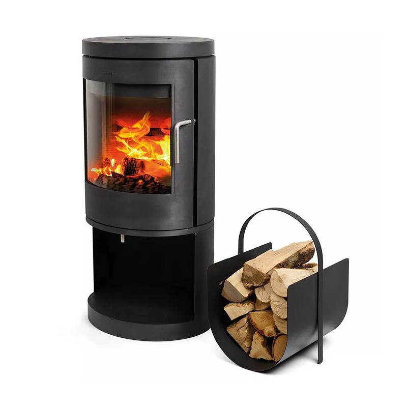 Piec wolnostojący żeliwny MORSO 8643 z miejscem na drewno 8,9kW