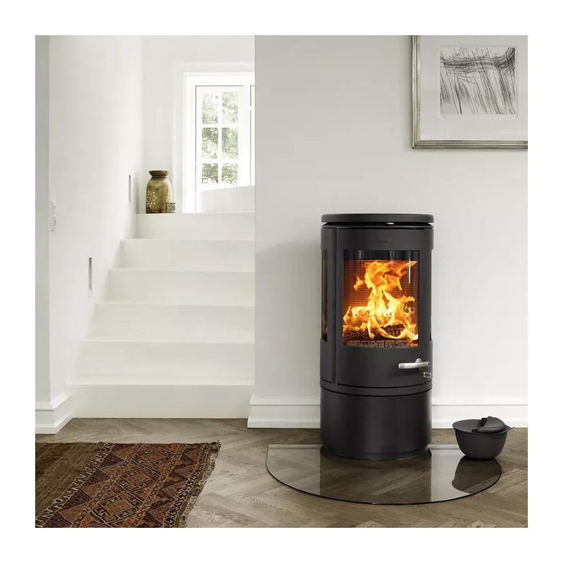 Piec wolnostojący żeliwny MORSO 7940 na niskiej podstawie 7,3kW