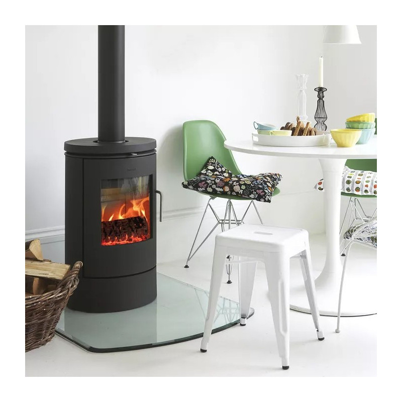 Piec wolnostojący żeliwny MORSO 6140 na niskiej podstawie 5,8kW