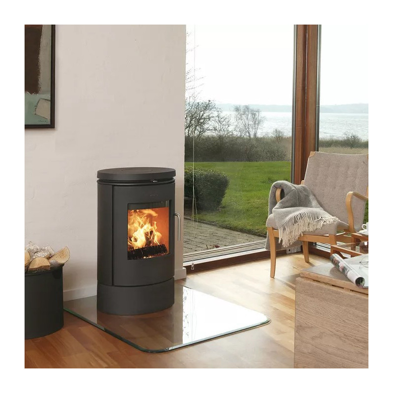Piec wolnostojący żeliwny MORSO 6140 na niskiej podstawie 5,8kW