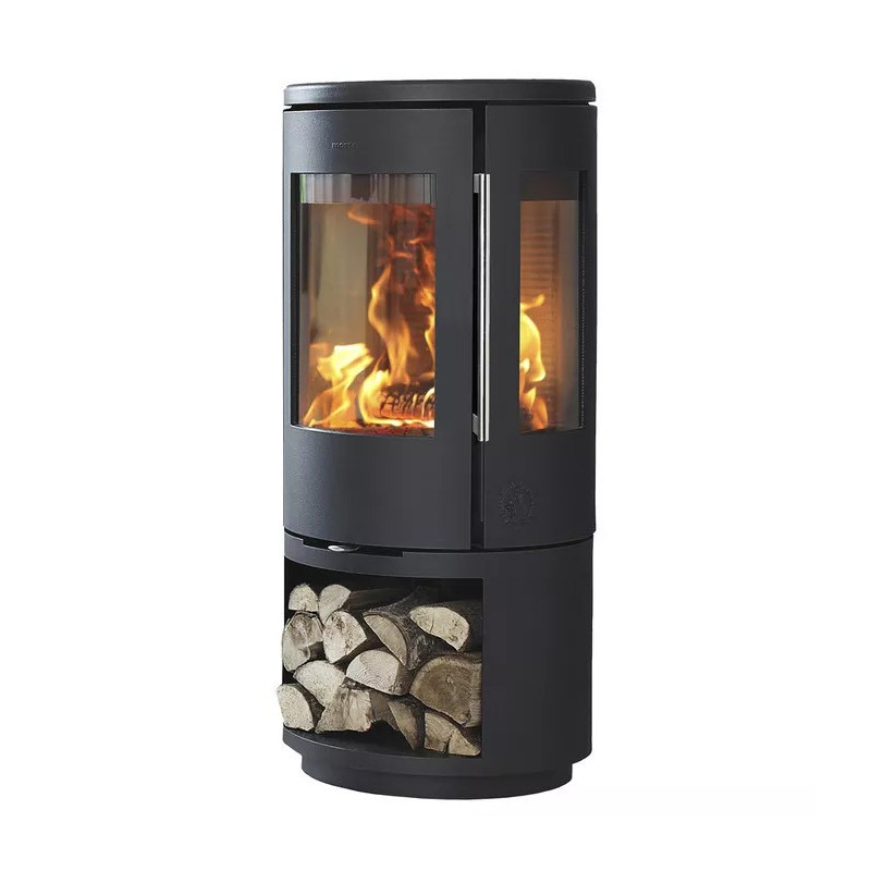 Piec wolnostojący żeliwny MORSO 7443 z miejscem na drewno 4,3kW