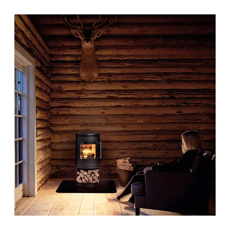 Piec wolnostojący żeliwny MORSO 6843 z miejscem na drewno 5,8kW