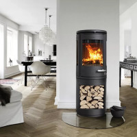 Piec wolnostojący żeliwny MORSO 7993 z wysokim pojemnikiem na drewno 7,3kW