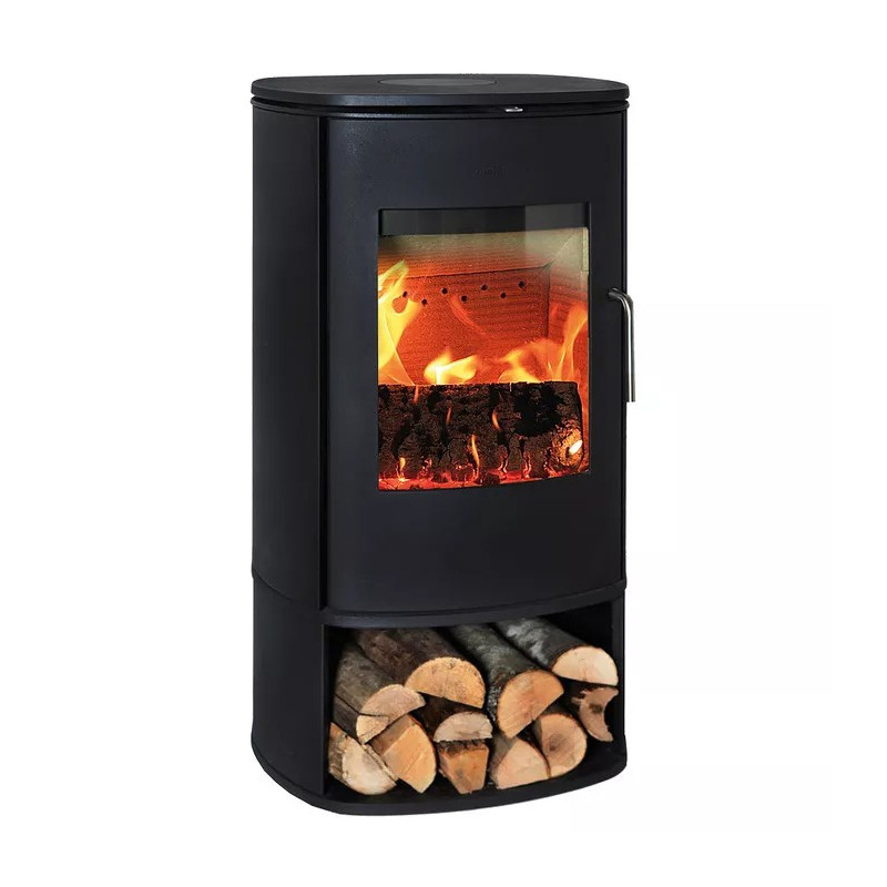 Piec wolnostojący żeliwny MORSO 8143 z miejscem na drewno 6,3kW