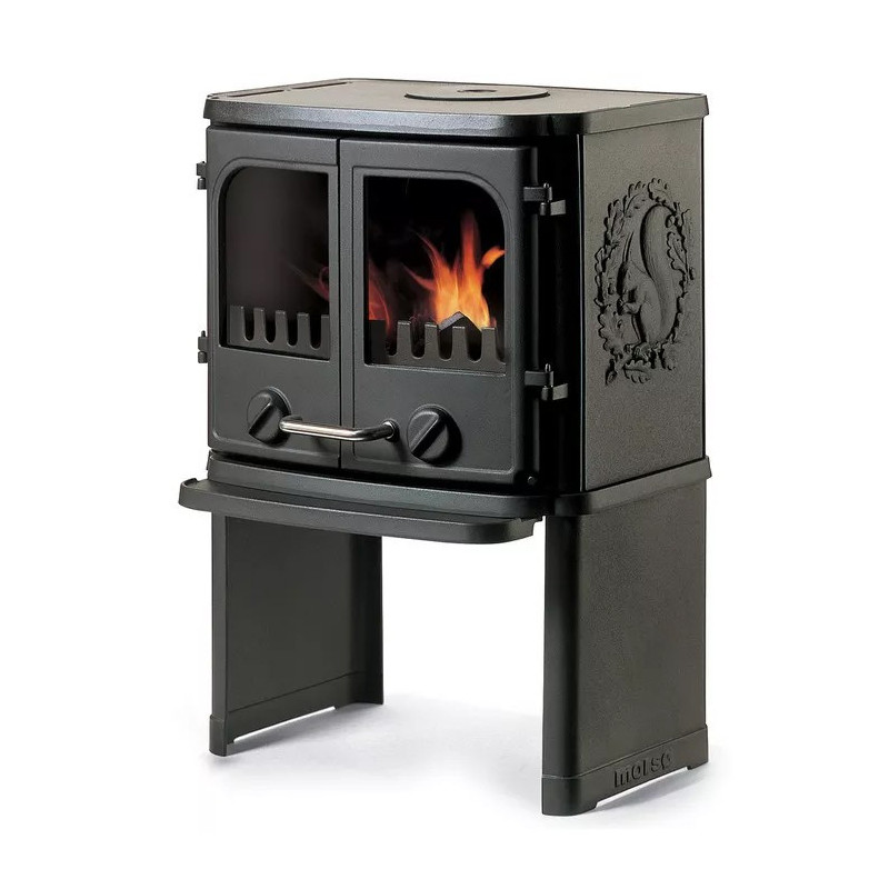 Piec wolnostojący żeliwny MORSO 2140 na szerokich nogach 5,5kW