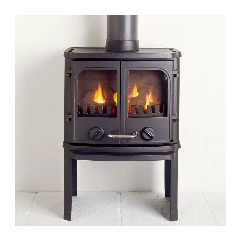 Piec wolnostojący żeliwny MORSO 2140 na szerokich nogach 5,5kW