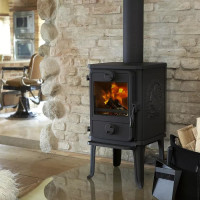 Piec wolnostojący żeliwny MORSO 1412 na nogach 5,3kW