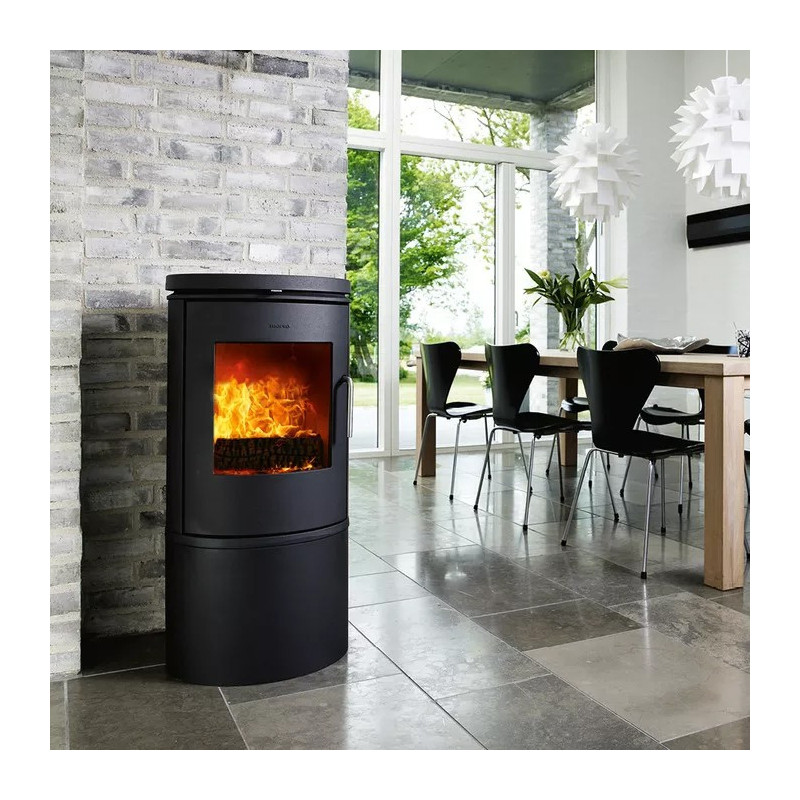 Piec wolnostojący żeliwny MORSO 6143 z miejscem na drewno 5,8kW