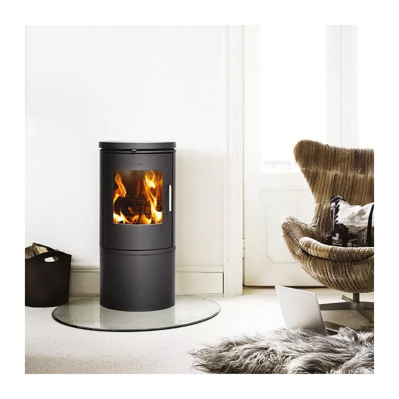 Piec wolnostojący żeliwny MORSO 6143 z miejscem na drewno 5,8kW
