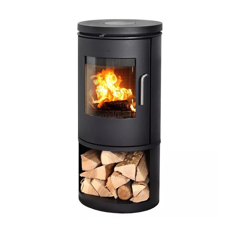 Piec wolnostojący żeliwny MORSO 6143 z miejscem na drewno 5,8kW