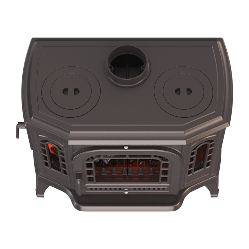 Piec wolnostojący żeliwny KAWMET P7 CookTop LB ECO 10,5kW