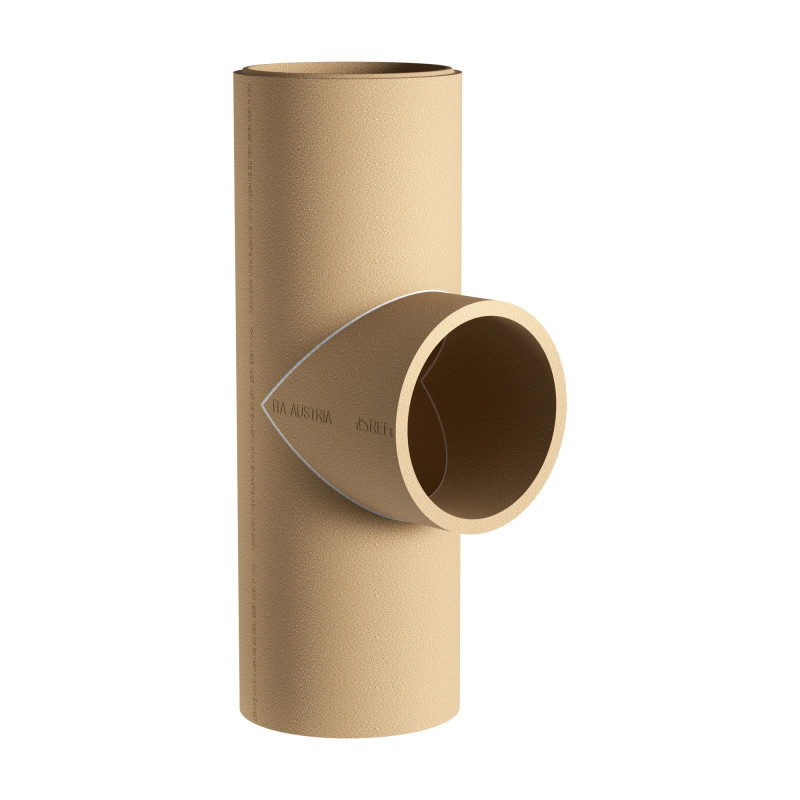Trójnik spalin 90° ceramiczny kominowy prosty fi 200