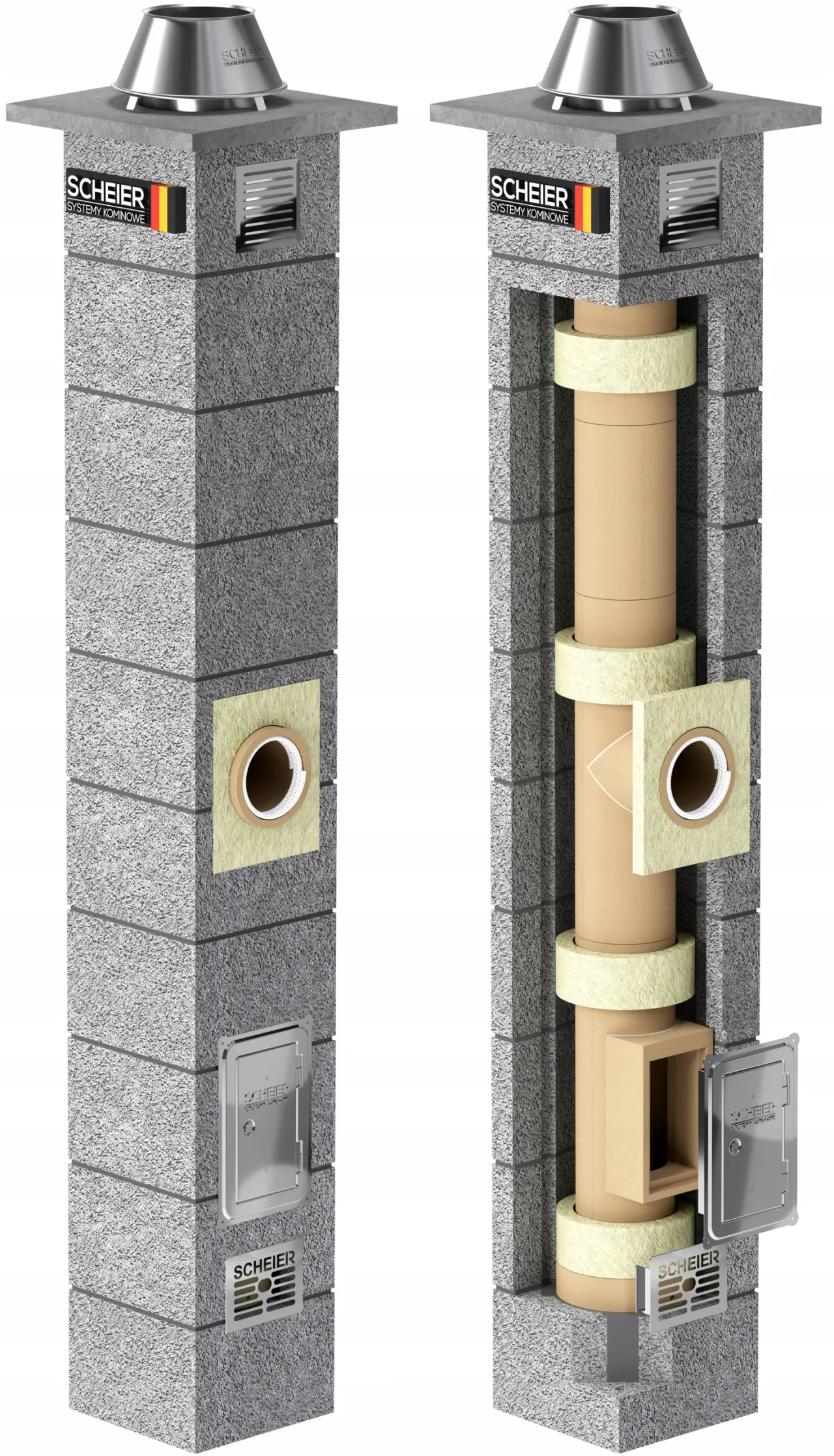 Komin ceramiczny Scheier Standard – zdjęcie 2