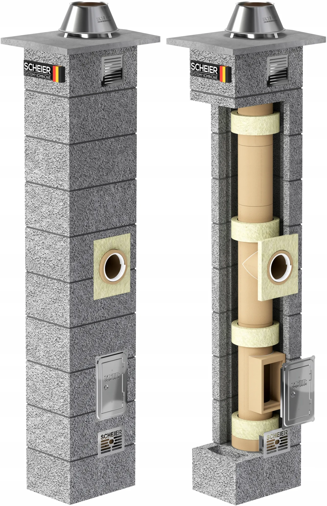 Komin ceramiczny Scheier Standard – zdjęcie 2