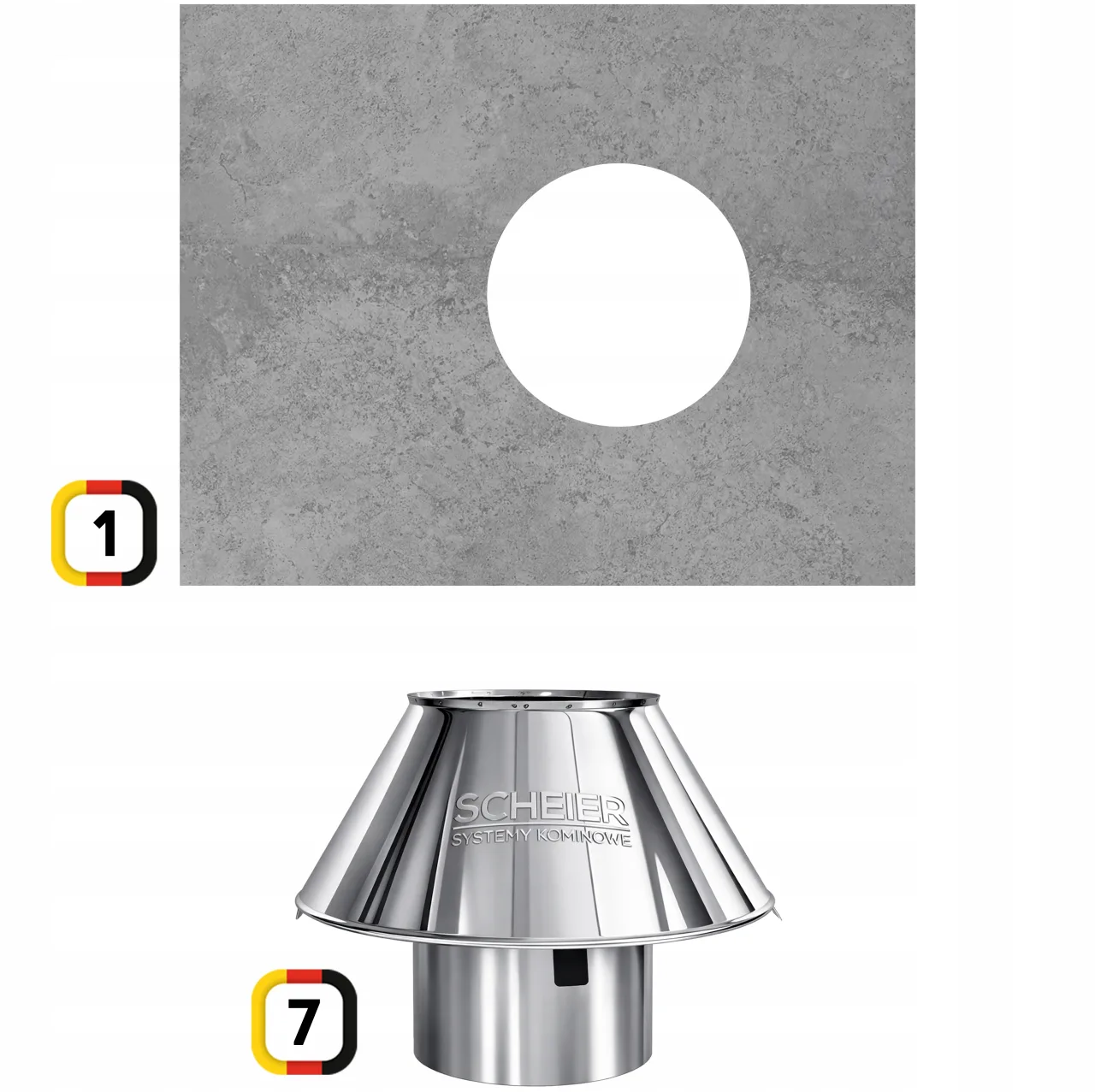 Komin ceramiczny Scheier Standard – zdjęcie 7