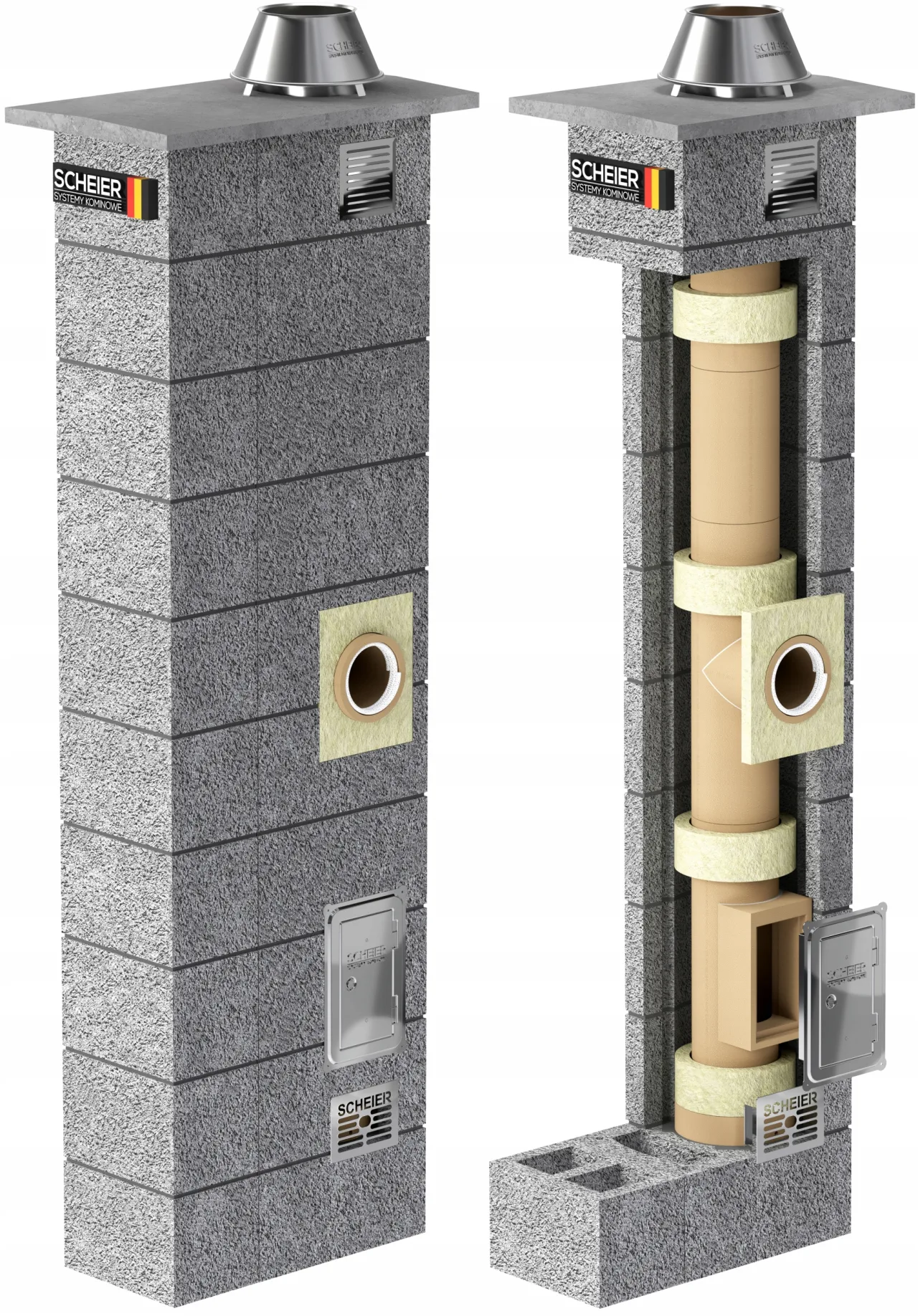 Komin ceramiczny Scheier Standard – zdjęcie 2