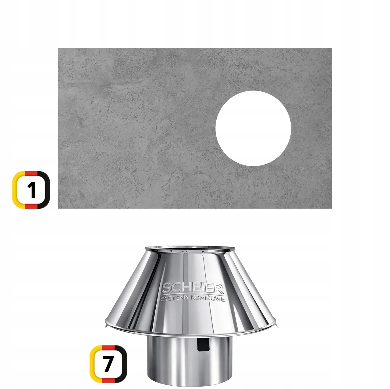 Komin ceramiczny Scheier Standard – zdjęcie 7