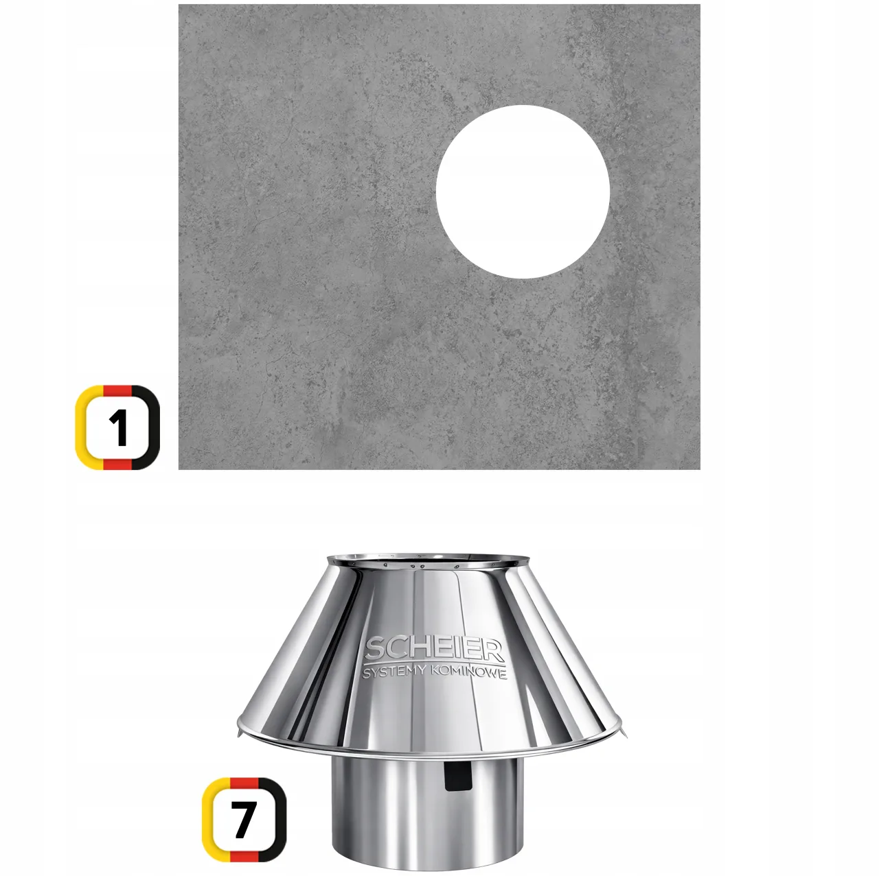 Komin ceramiczny Scheier Standard – zdjęcie 7