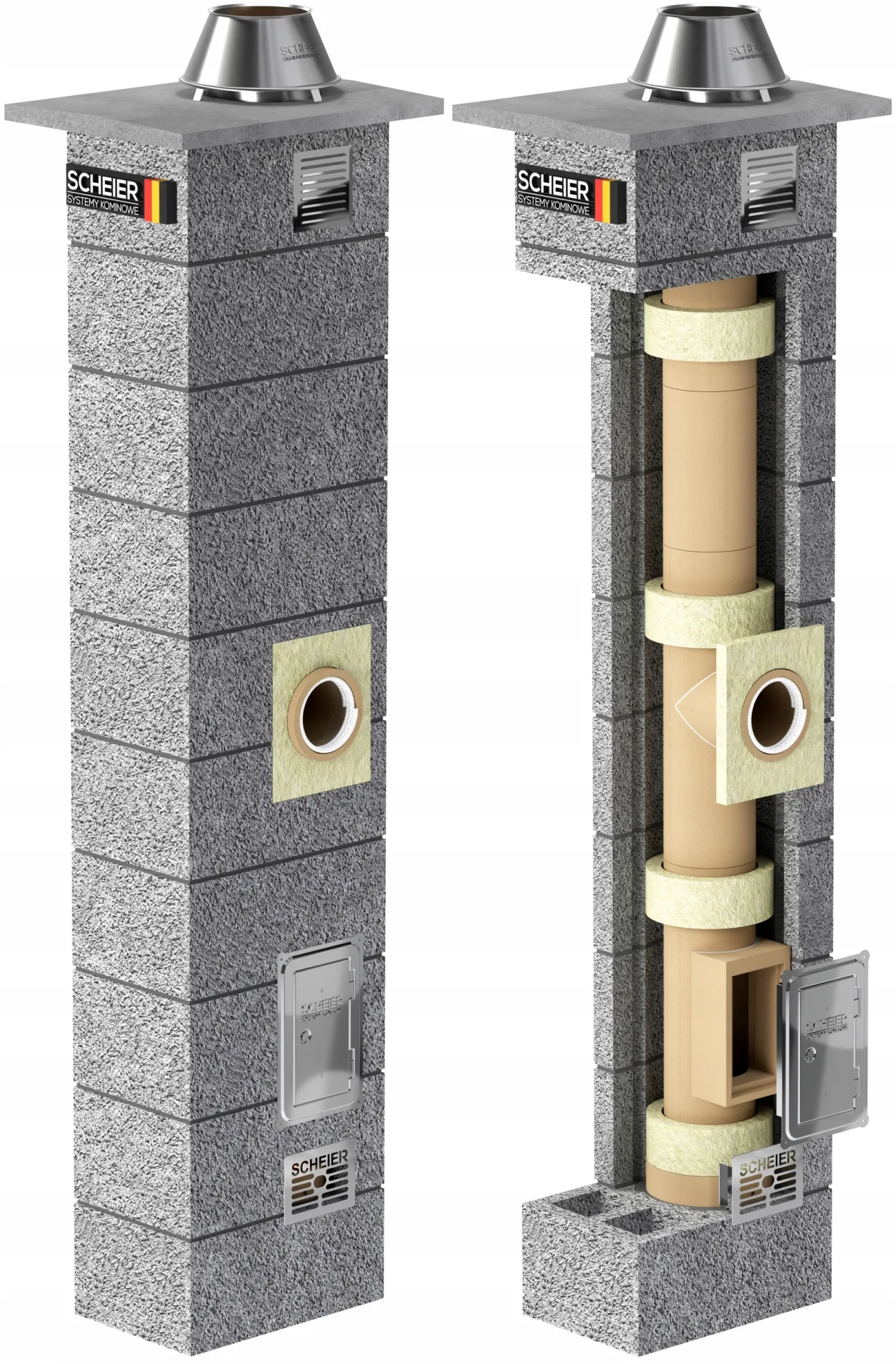 Komin ceramiczny Scheier Standard – zdjęcie 2