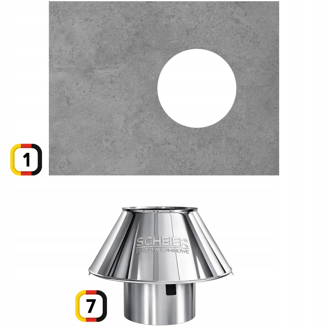 Komin ceramiczny Scheier Standard – zdjęcie 7