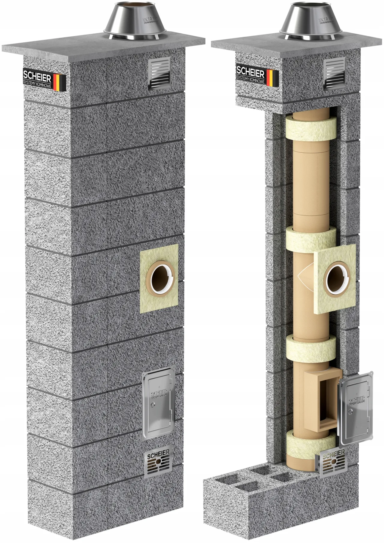 Komin ceramiczny Scheier Standard – zdjęcie 2