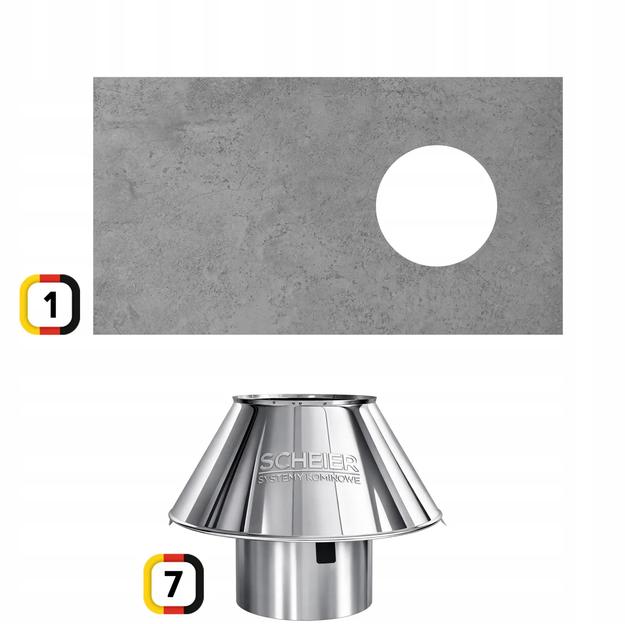 Komin ceramiczny Scheier Standard – zdjęcie 7