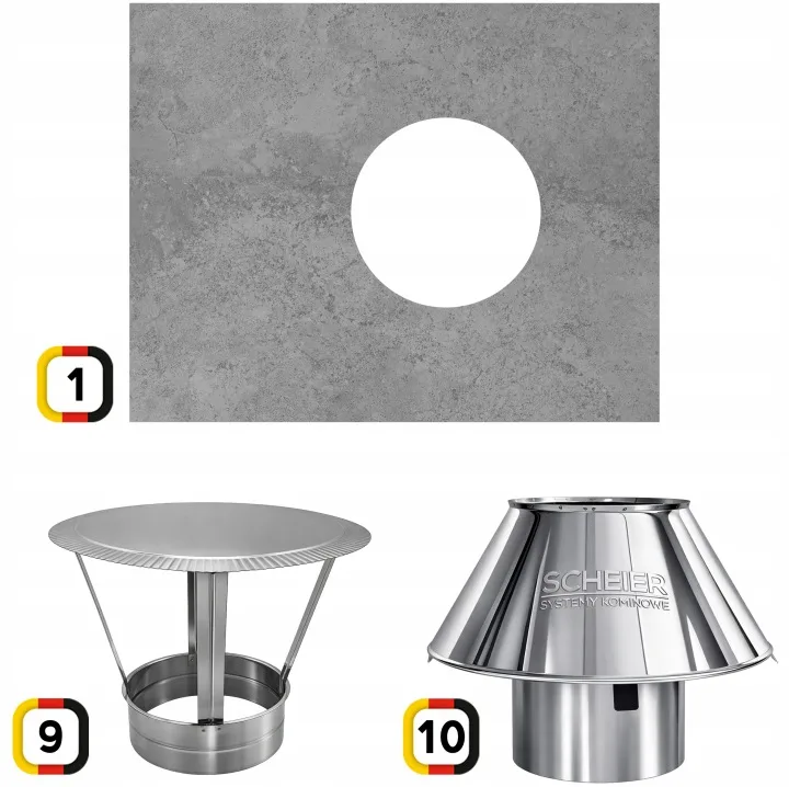 Komin ceramiczny Scheier Uniwersal Max - zdjęcie 8
