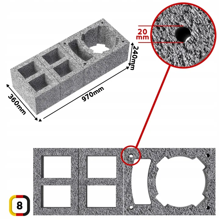 Komin ceramiczny Scheier Uniwersal Max - zdjęcie 4