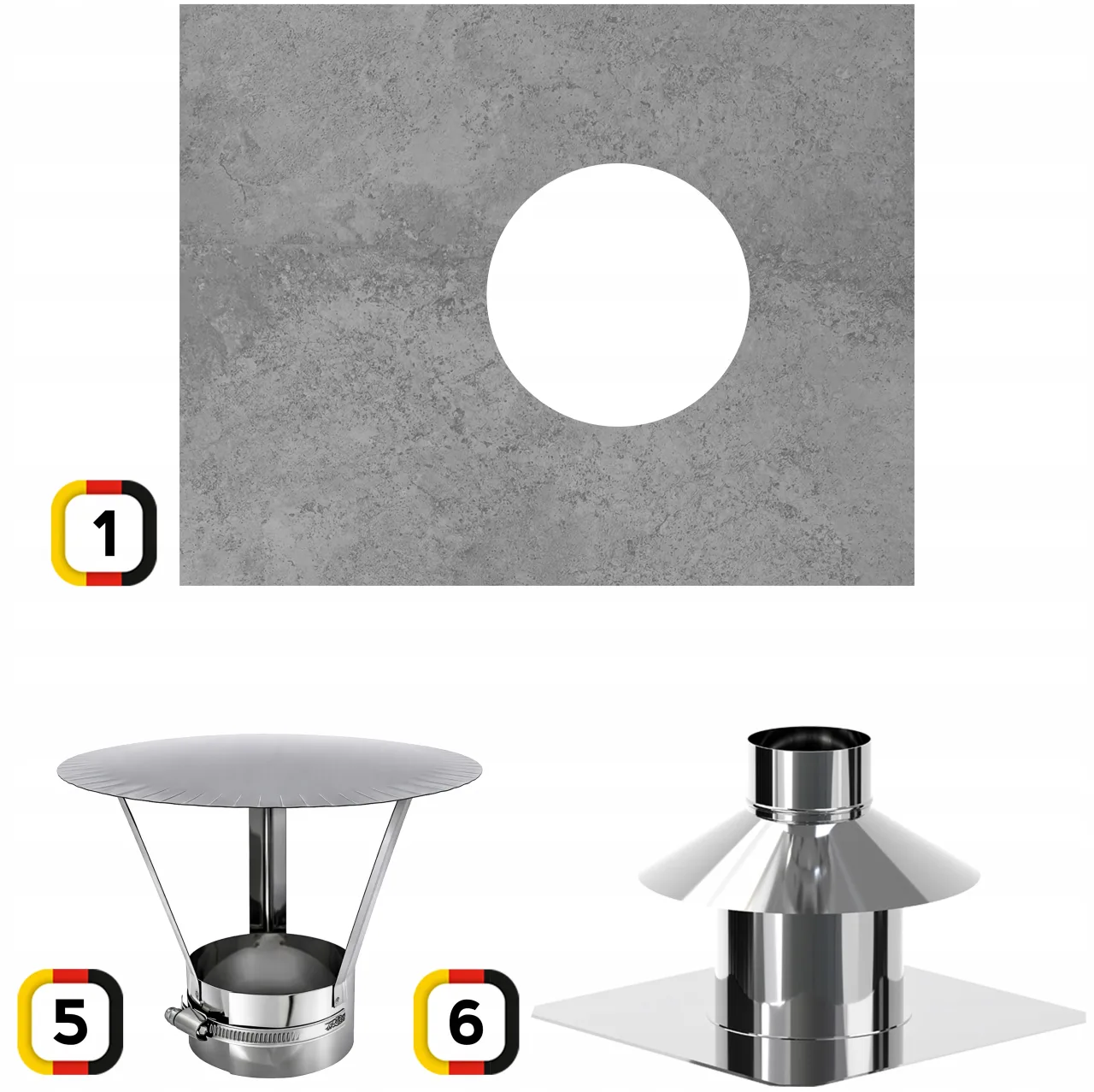 Komin systemowy Scheier Turbo Inox KW – zdjęcie 7