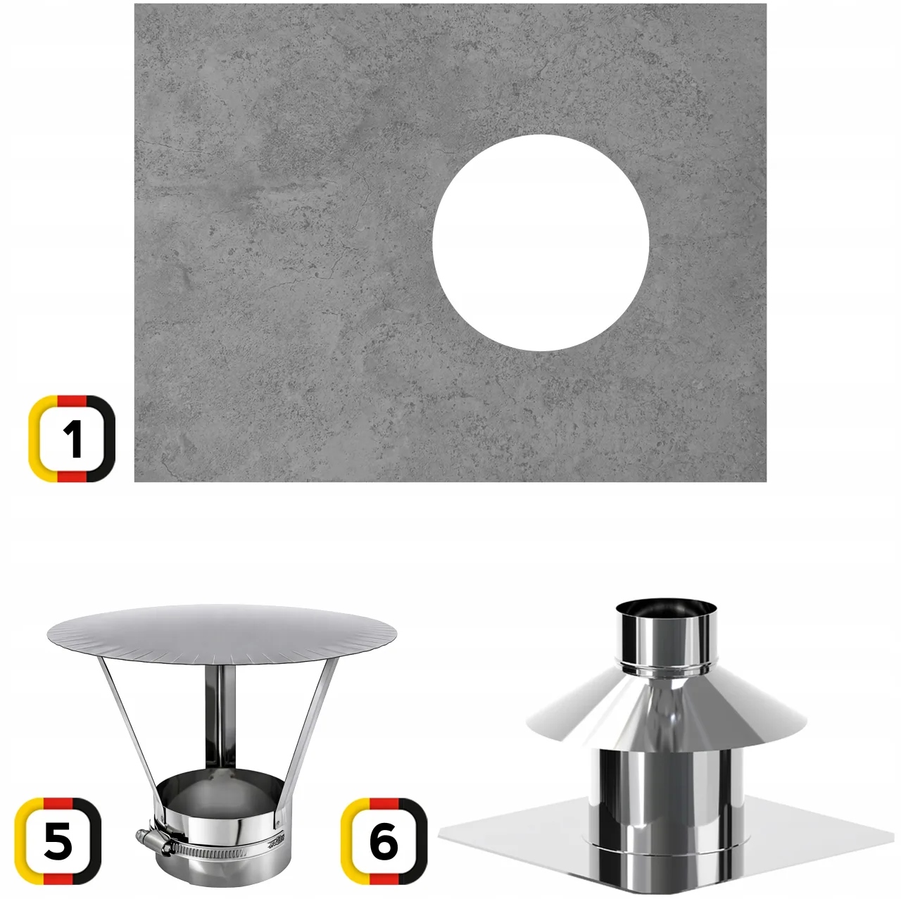 Komin systemowy Scheier Turbo Inox KW2 – zdjęcie 7
