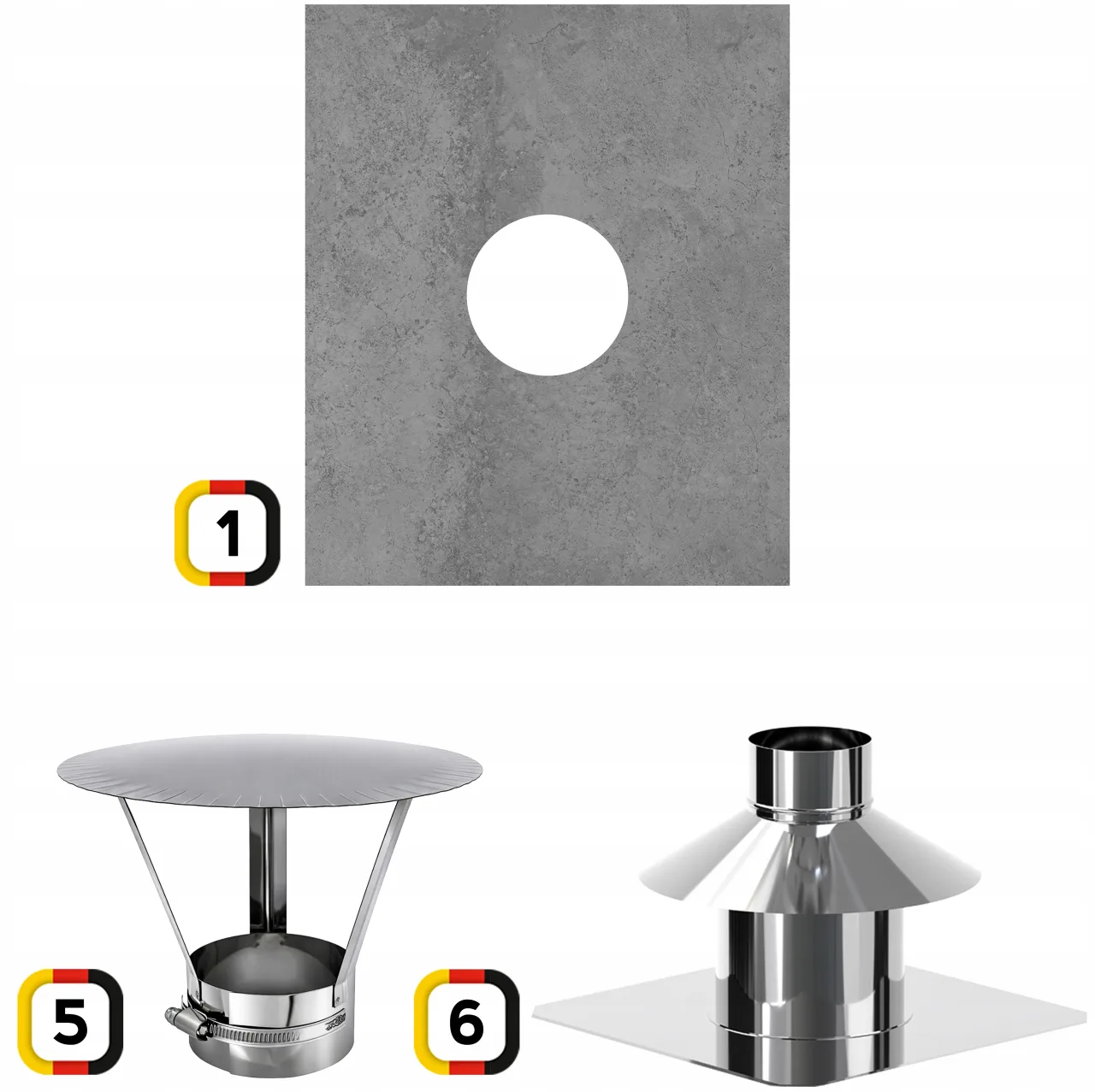 Komin systemowy Scheier Turbo Inox W1 – zdjęcie 7