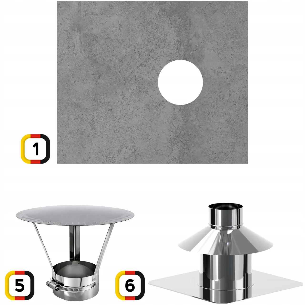 Komin systemowy Scheier Turbo Inox W2 – zdjęcie 7