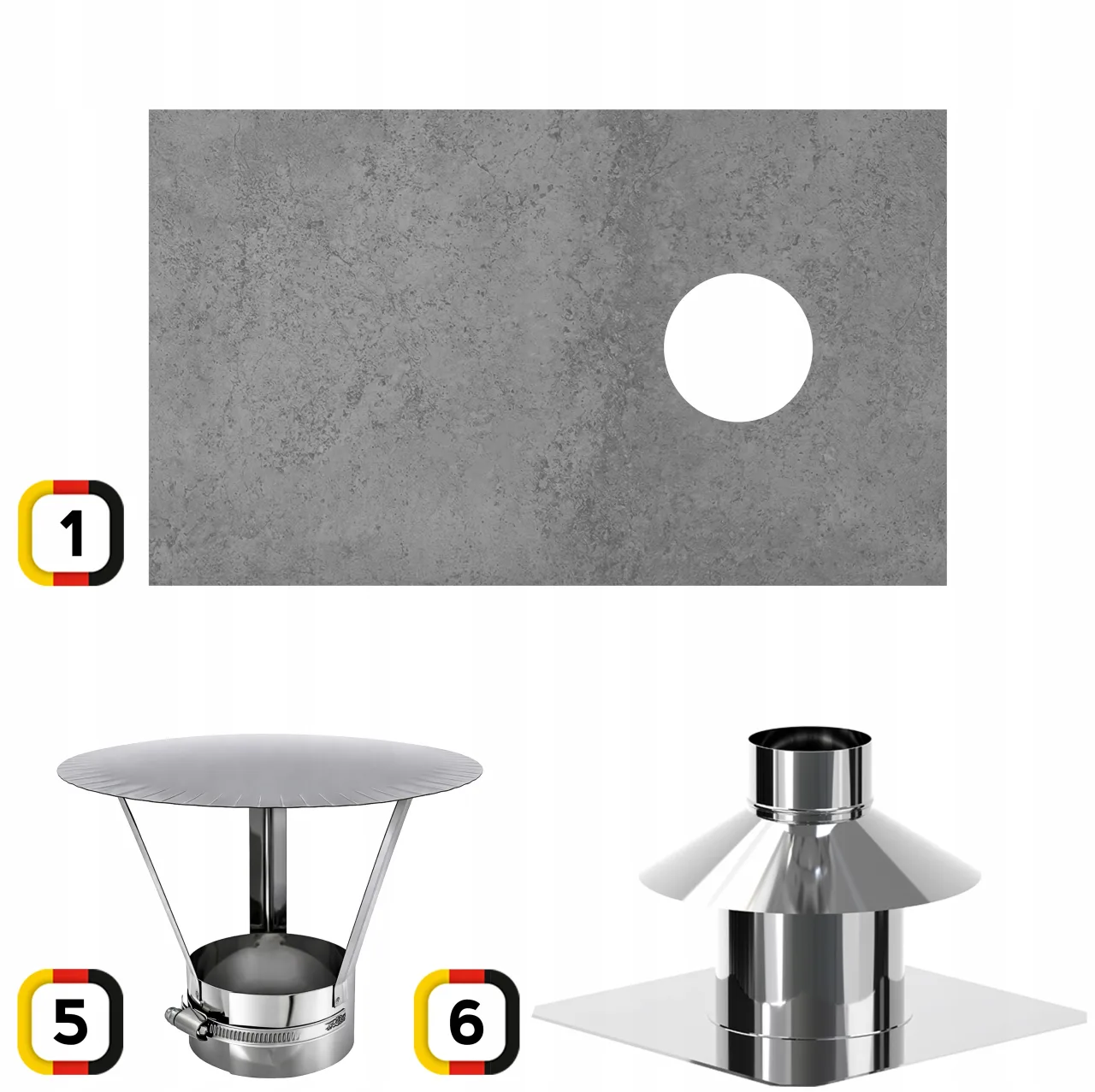 Komin systemowy Scheier Turbo Inox W3 – zdjęcie 7