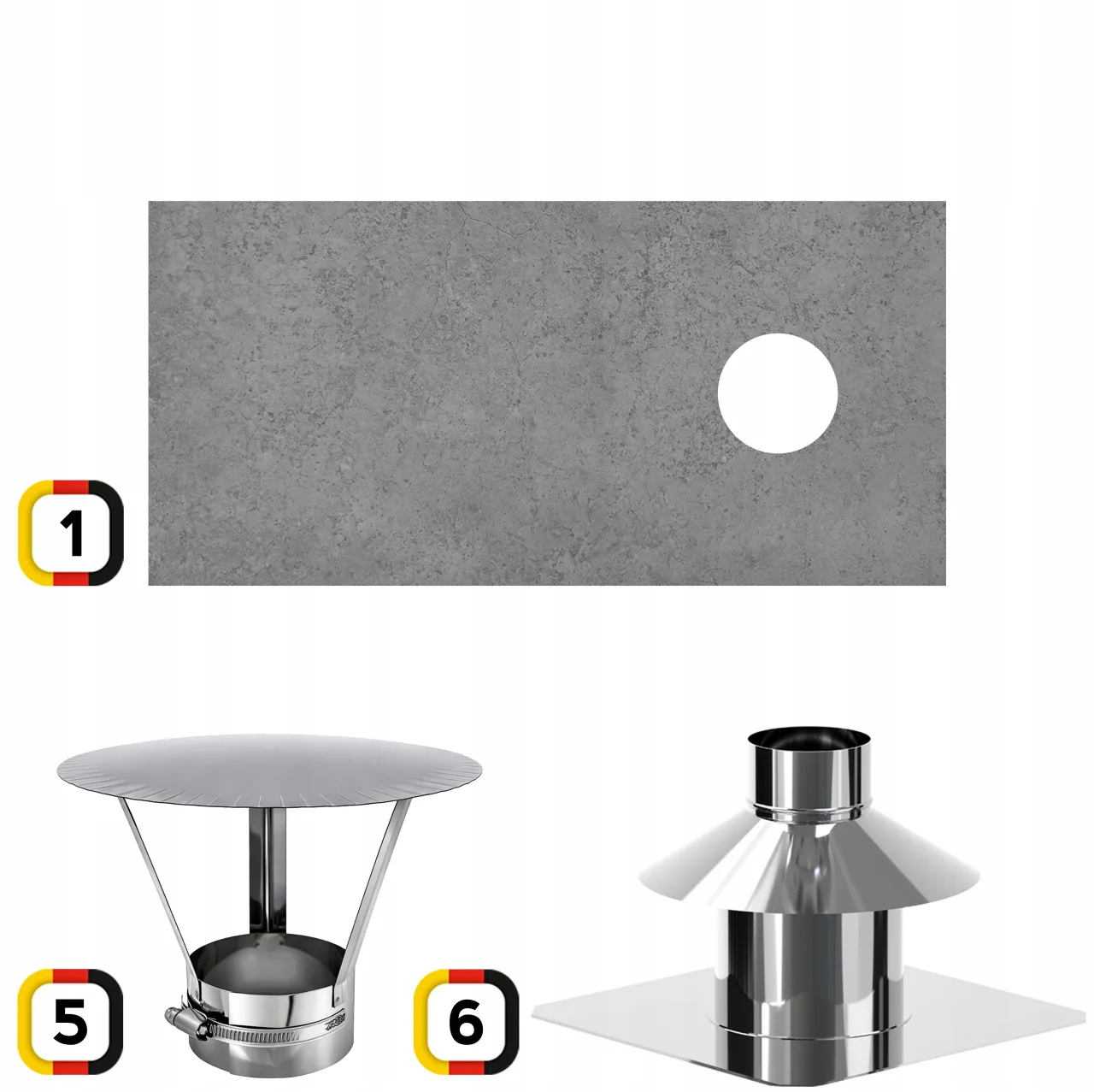 Komin systemowy Scheier Turbo Inox W4 – zdjęcie 7