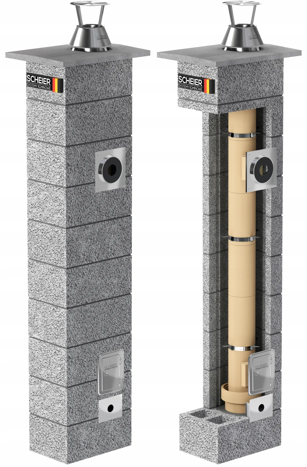 Komin systemowy Scheier Turbo KW2 – zdjęcie 2