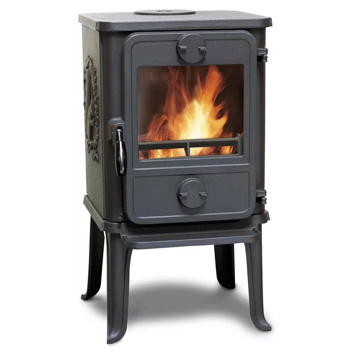 Piec wolnostojący żeliwny MORSO 1412 na nogach 5,3kW