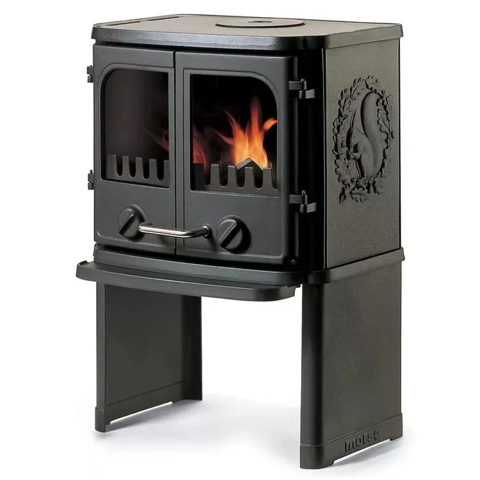 Piec wolnostojący żeliwny MORSO 2140 na szerokich nogach 5,5kW