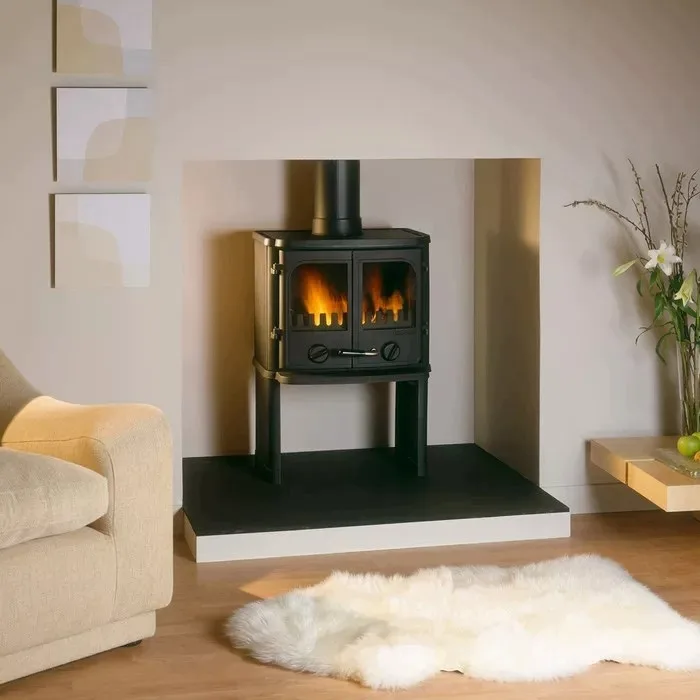 Piec wolnostojący żeliwny MORSO 2140 na szerokich nogach 5,5kW