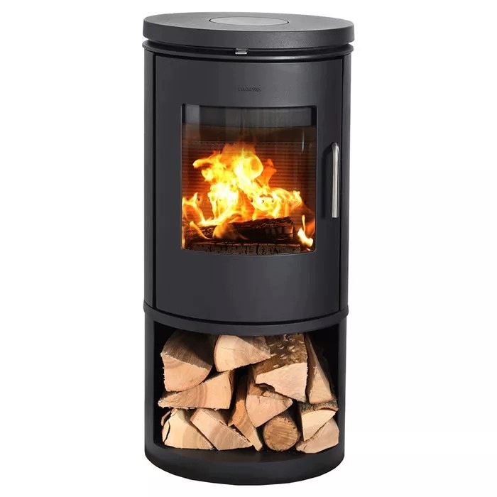 Piec wolnostojący żeliwny MORSO 6143 z miejscem na drewno 5,8kW