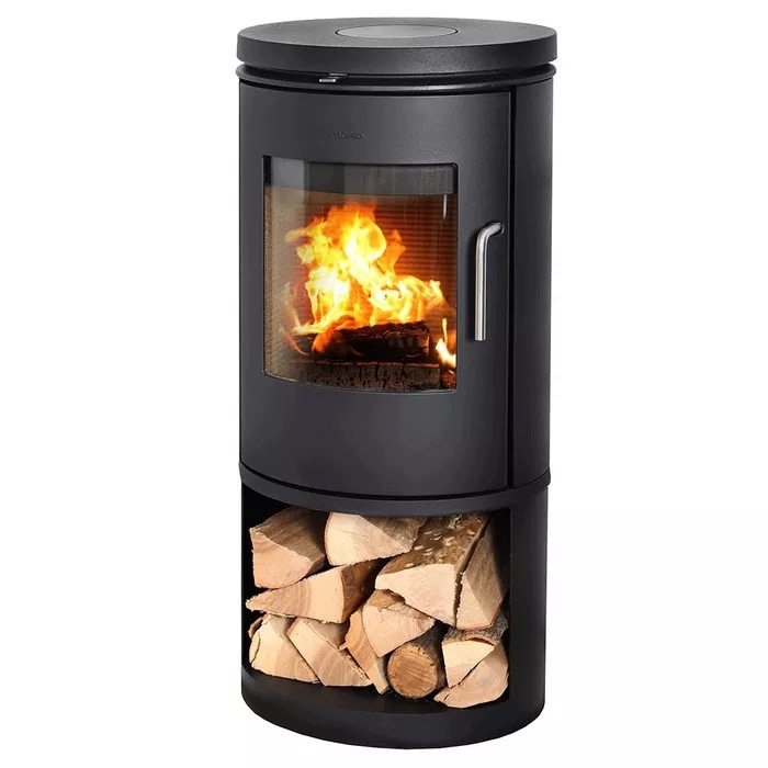 Piec wolnostojący żeliwny MORSO 6143 z miejscem na drewno 5,8kW