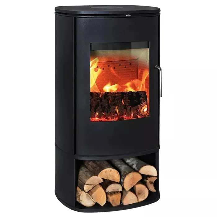 Piec wolnostojący żeliwny MORSO 8143 z miejscem na drewno 6,3kW
