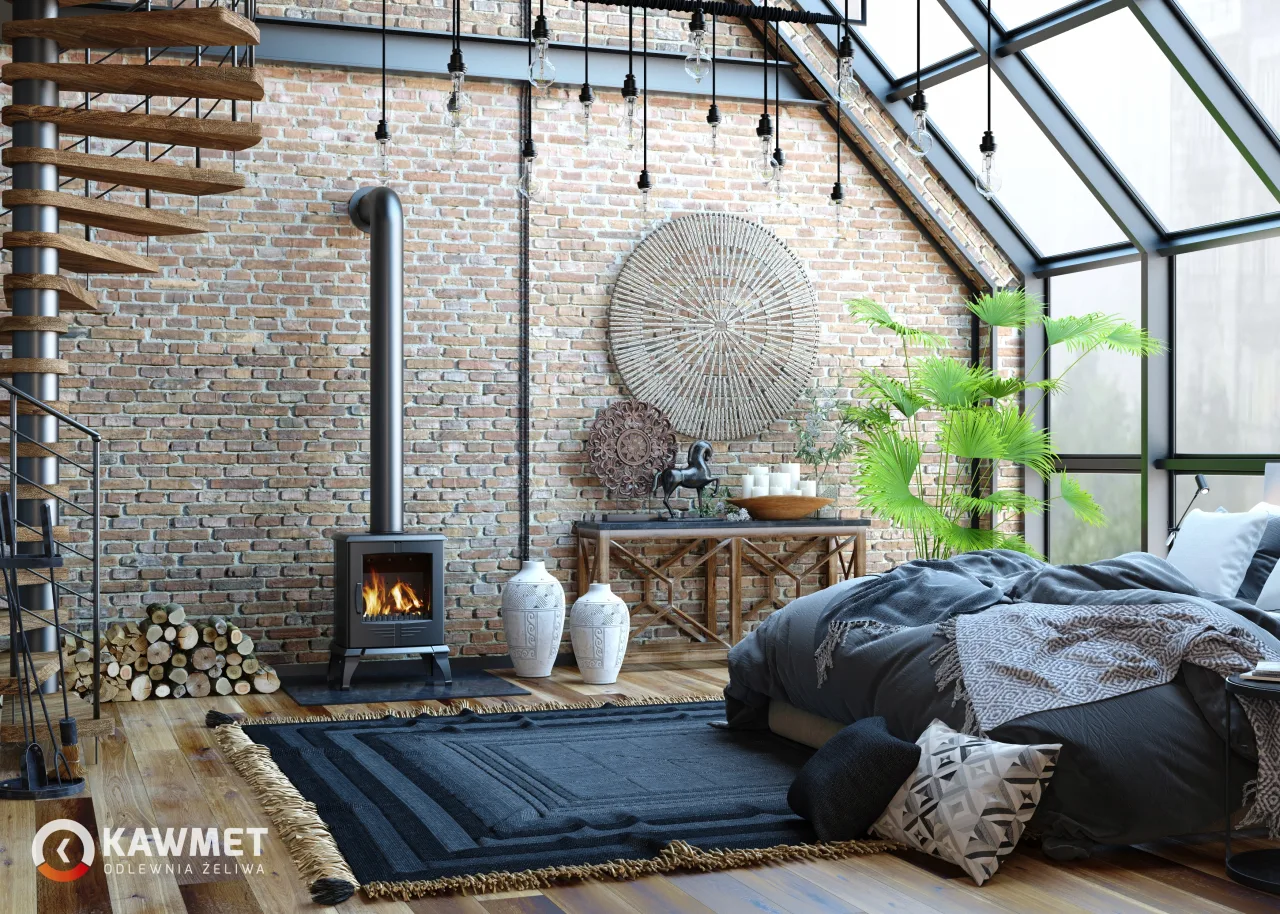 Piec wolnostojący żeliwny KAWMET P8 ECO 7,9 kW